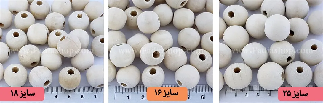 مهره چوبی خام